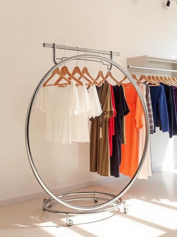 round garment racks (2)
