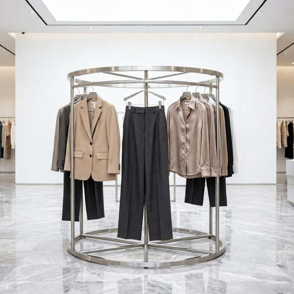 round garment racks (3)
