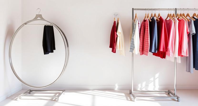 round garment racks (4)