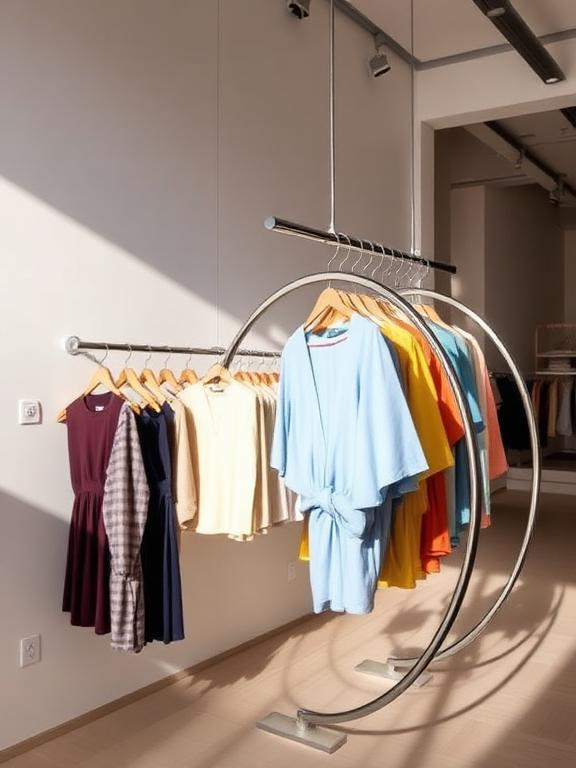 round garment racks (6)