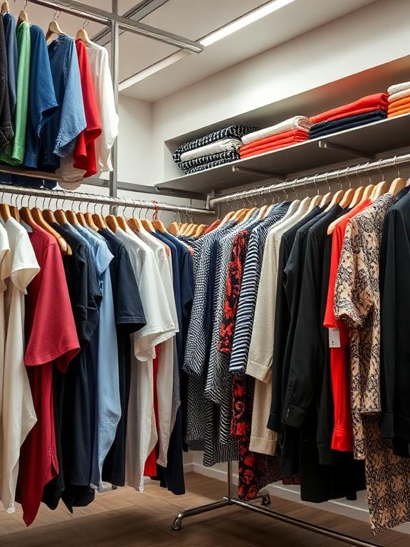 Double-Rail Clothing Racks (6) ⭐⭐⭐⭐⭐ Best In Class