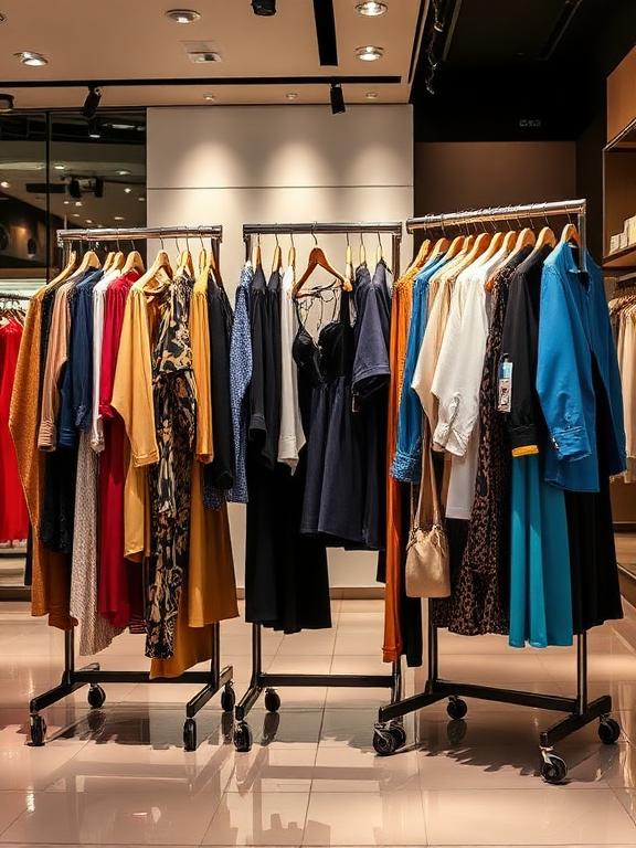 Three Way Clothing Racks (10)