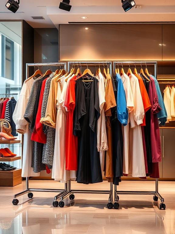 Three Way Clothing Racks (4)