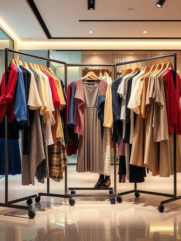 Three Way Clothing Racks (7)
