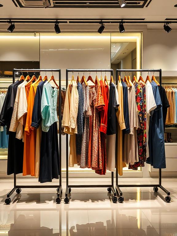 Three Way Clothing Racks (8)