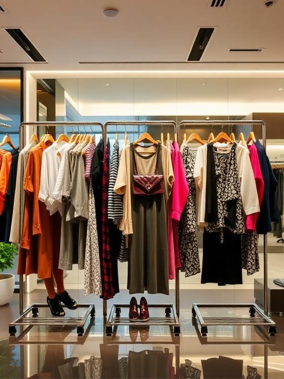 Three Way Clothing Racks (9)